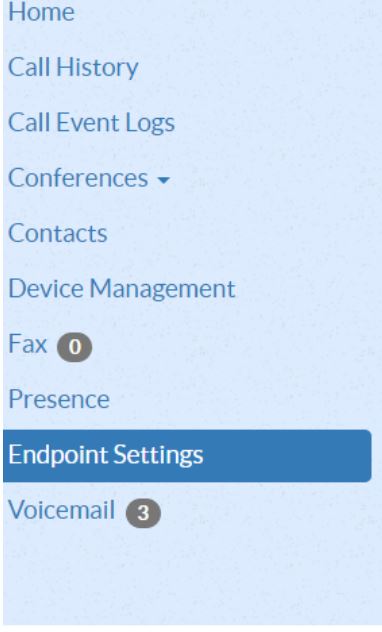 Endpoint Settings