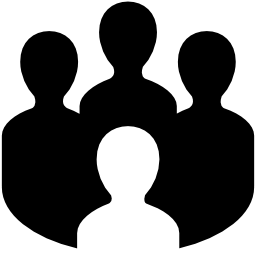 An abstract depitction of three silhouettes standing behine a white silhouette to represent sCarrier Partners